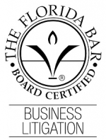 Florida Bar Certified in Business Litigation Badge