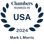 Chambers USA 2024 badge Mark Morris