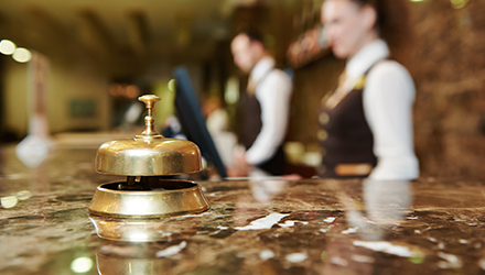 Hostesses and bell