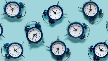Blue clocks