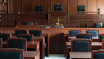 Empty Courtroom
