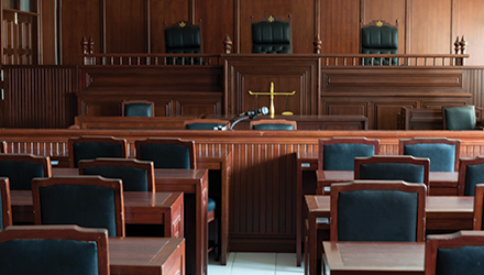 Empty Courtroom