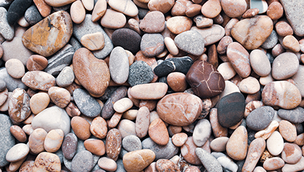 Multicolored Pebbles