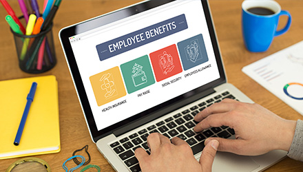 Employee Benefits Laptop