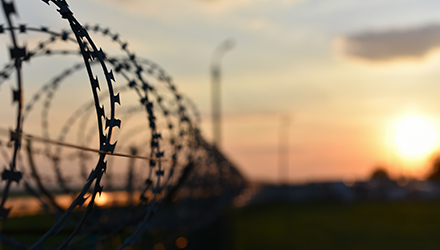 Prison fence
