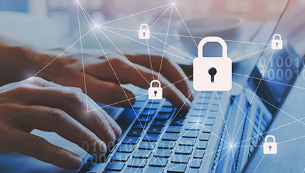 Locked network laptop
