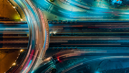 Aerial of Highways