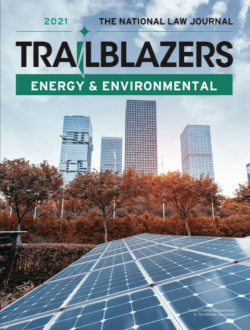 National Law Journal Environmental Trailblazers Cover