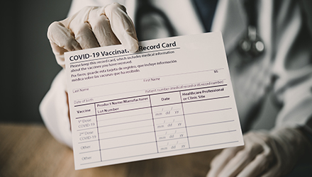 Covid Vaccination Card