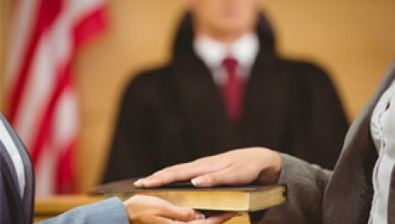Being sworn in