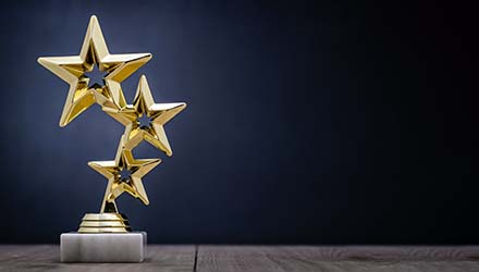 stacked star trophy