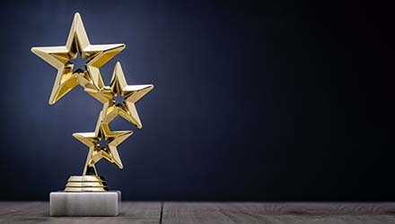 stacked star trophy