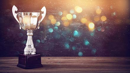 glimmering trophy