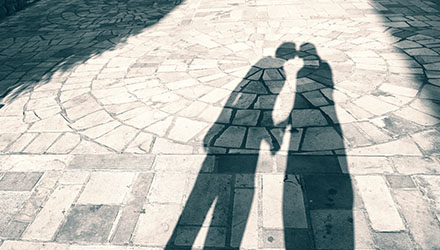 Shadow of a couple