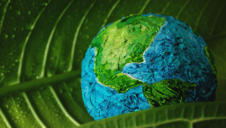Earth On a Leaf