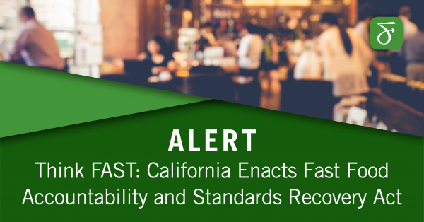 california fast food accountability and standards recovery act