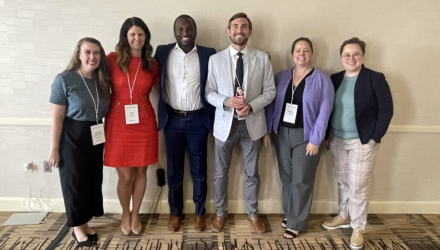 YLD Leadership - Michele Livingstone, Lisa Williford, Jonathan Bogues, Will Quick, Kristen Kirby, and Sarah Saint.