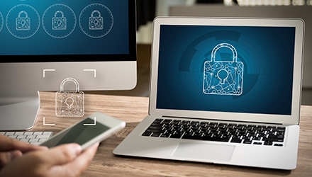 computer with lock
