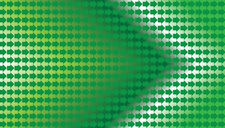 green arrows pointing right and left