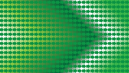 green arrows pointing right and left