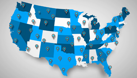 Map of the United States