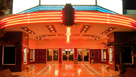 entrance to a venue