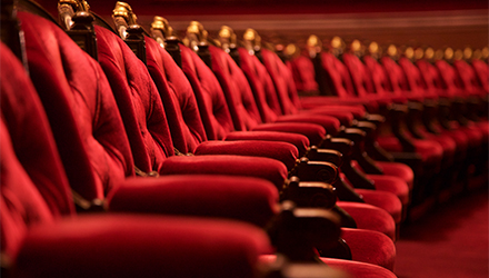 red seats in a theatre