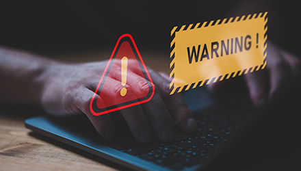 computer warning