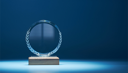 Glass circle award