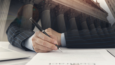 signing document