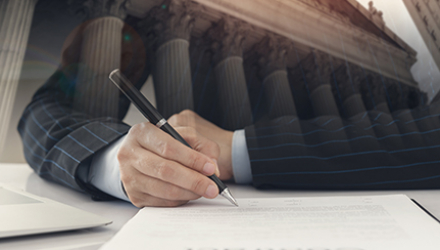 signing document