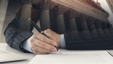 signing document