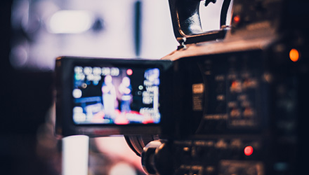 The Viewfinder of a Video Camera