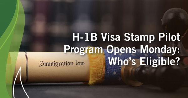 Stateside Pilot Program Will Issue H 1B Visa Stamps From Within the US