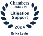Chambers Litigation Support Badge 2024_Erika Levin