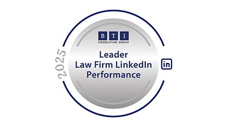 BTI Leader in LinkedIn performance badge