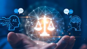 AI and scales of justice