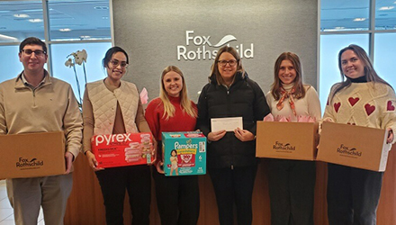 Attorneys Contributing Donations to the Domestic Violence Center of Chester County