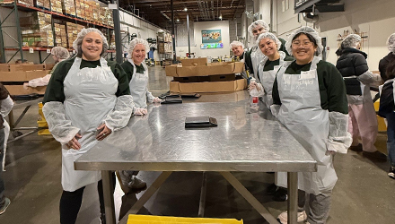Attorneys Volunteering at Food Lifeline