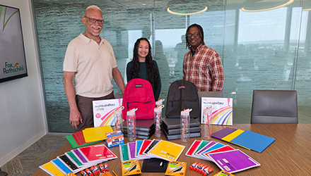Fox Rothschild’s Los Angeles Office Sends Local Students Back to School with Supplies and Support